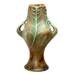 Art Nouveau Spinal  Vines Vase by Paul Dachsel for Amphora