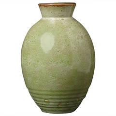 20th Century Jade Vase by Émile Decoeur