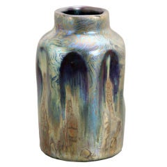 19th Century Symbolist Vase by Lucien Lévy-Dhurmer