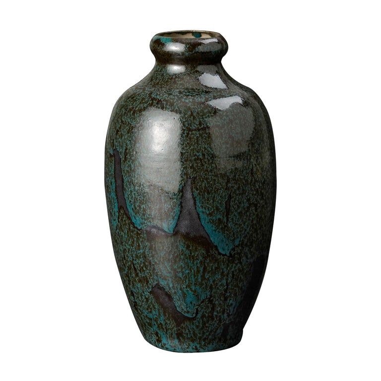 19th Century Japonist Vase by Auguste Delaherche For Sale