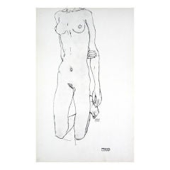 Egon Schiele, Torso (Zeichnungen) Collotype