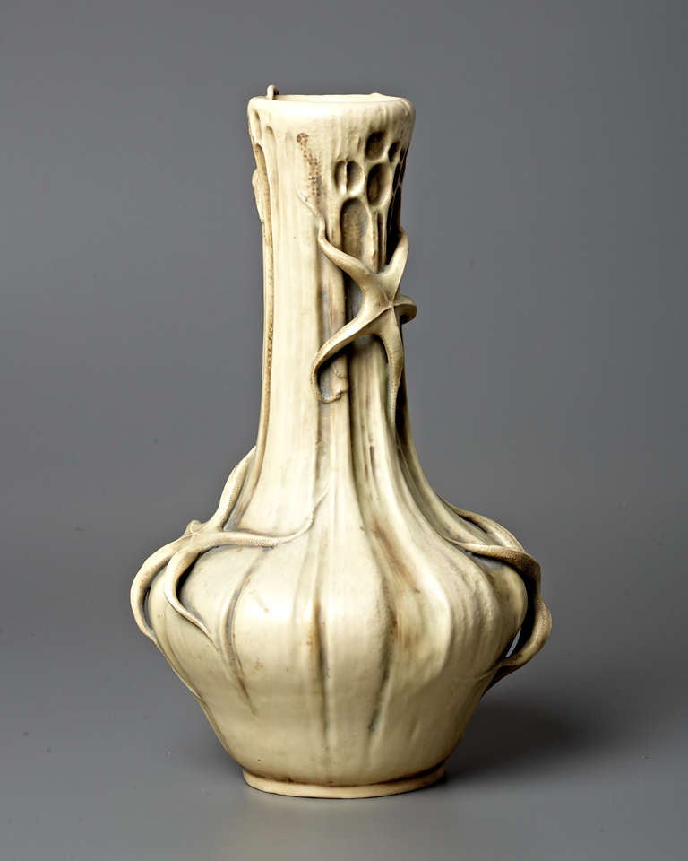Austrian Brittle Starfish Vase By Paul Daschel for Amphora Werke Reissner