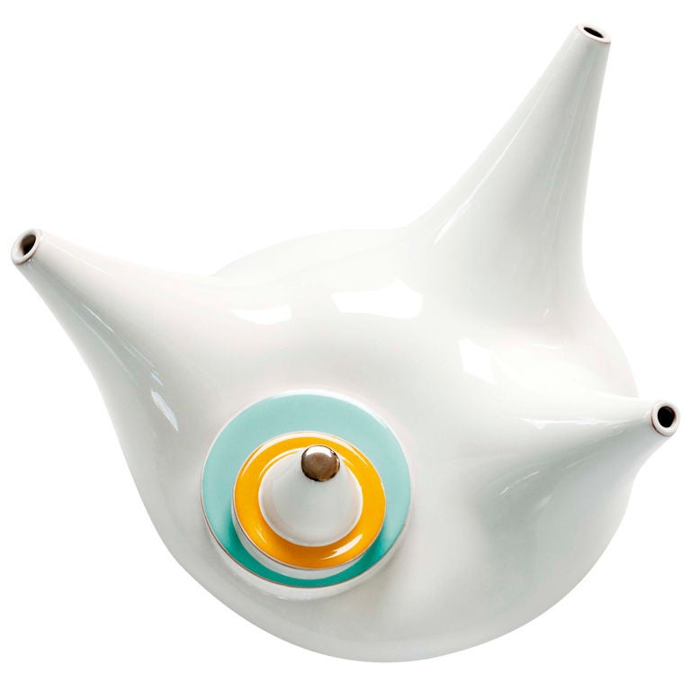 Contemporary Ceramic White Wall Object by Michael Geertsen For Sale