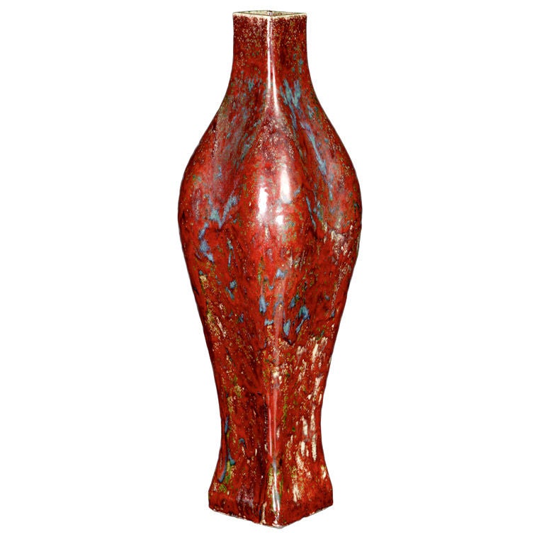 19th Century Japonist Organic Vase by Pierre-Adrien Dalpayrat For Sale