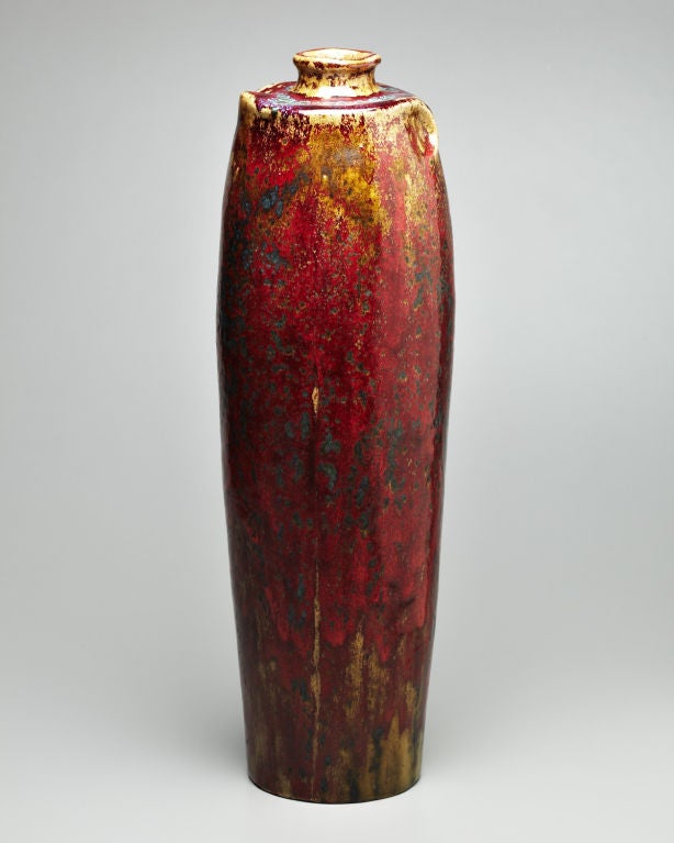 French 19th Century Japonist Vase by Pierre-Adrien Dalpayrat For Sale