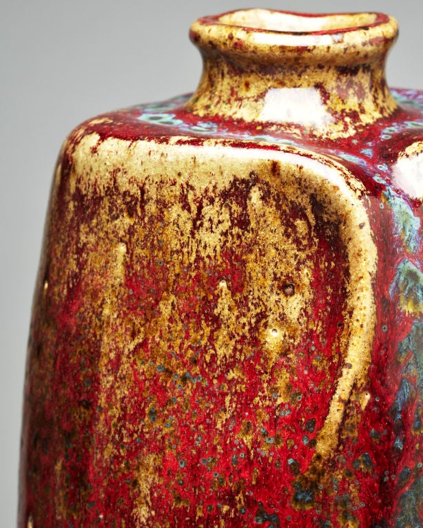 19th Century Japonist Vase by Pierre-Adrien Dalpayrat In Excellent Condition For Sale In New York, NY