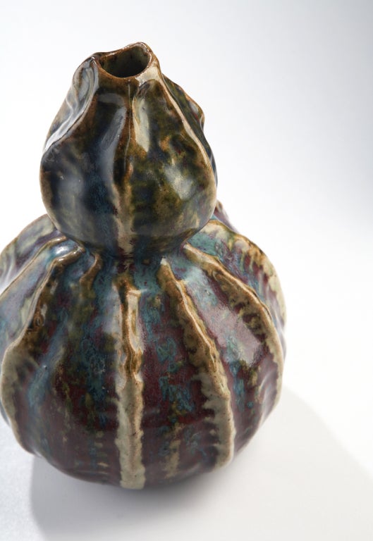 20th Century Double Gourd Vase by Pierre-Adrien Dalpayrat