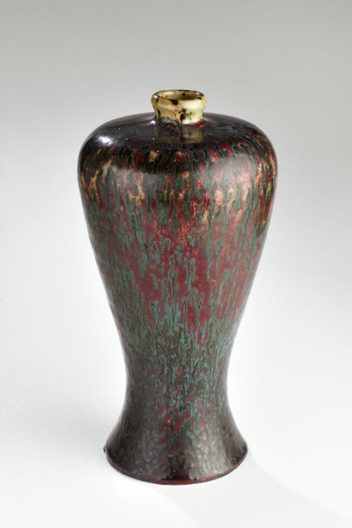 Japonisme 19th C. Art Nouveau Vase by Pierre-Adrien Dalpayrat For Sale