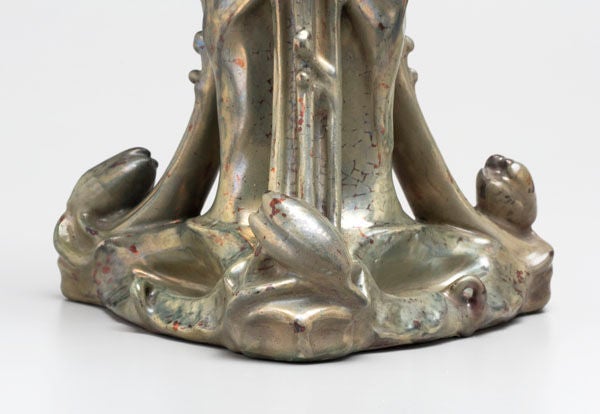 19th Century Metallic Monumental Vase by Louis Majorelle For Sale
