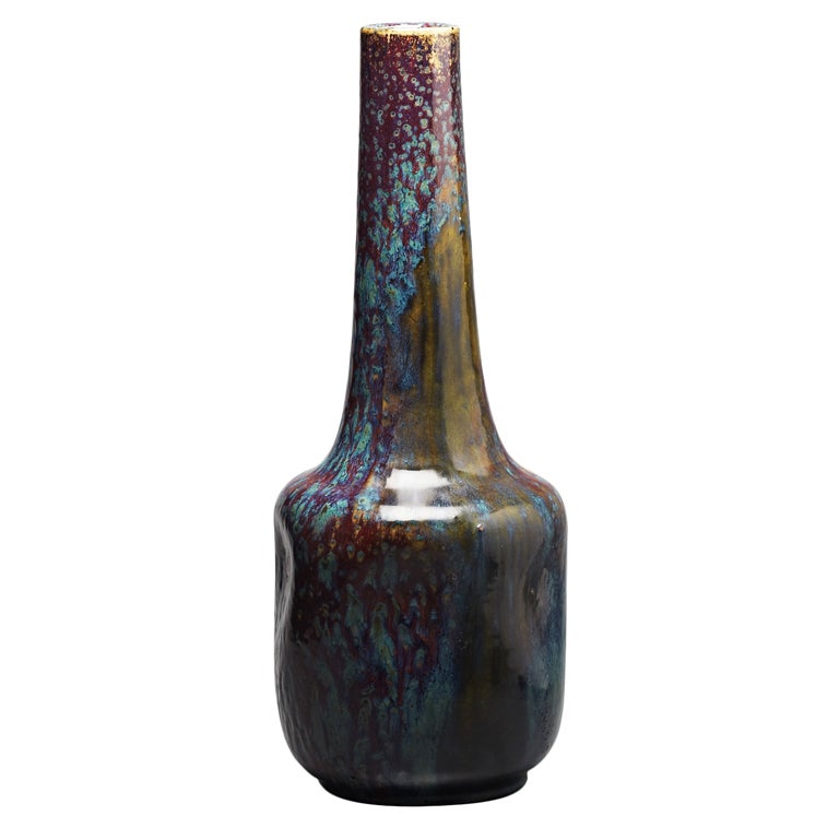 Art Nouveau Florentine Vase by Pierre-Adrien Dalpayrat For Sale