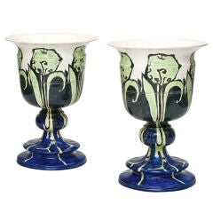 Pair of Footed Cachepots by T.A.C. Colenbrander
