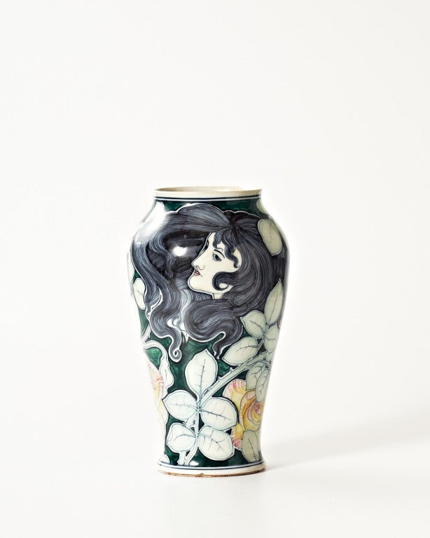 19th Century Italian Art Nouveau Vase by Galileo Chini In Excellent Condition For Sale In New York, NY