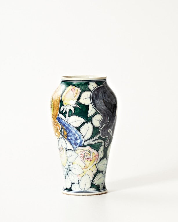 Earthenware 19th Century Italian Art Nouveau Vase by Galileo Chini For Sale