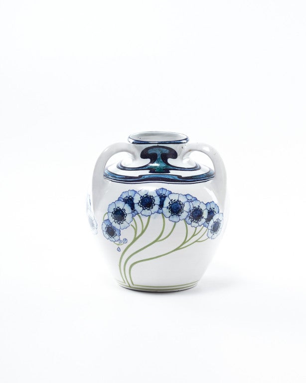 20th Century Liberty Style Italian Vase by Galileo Chini In Excellent Condition For Sale In New York, NY