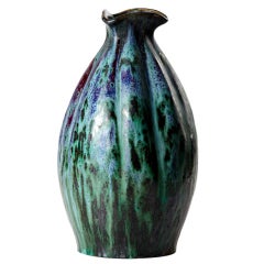 Antique 20th Century Cinched Neck Vase by Pierre-Adrien Dalpayrat