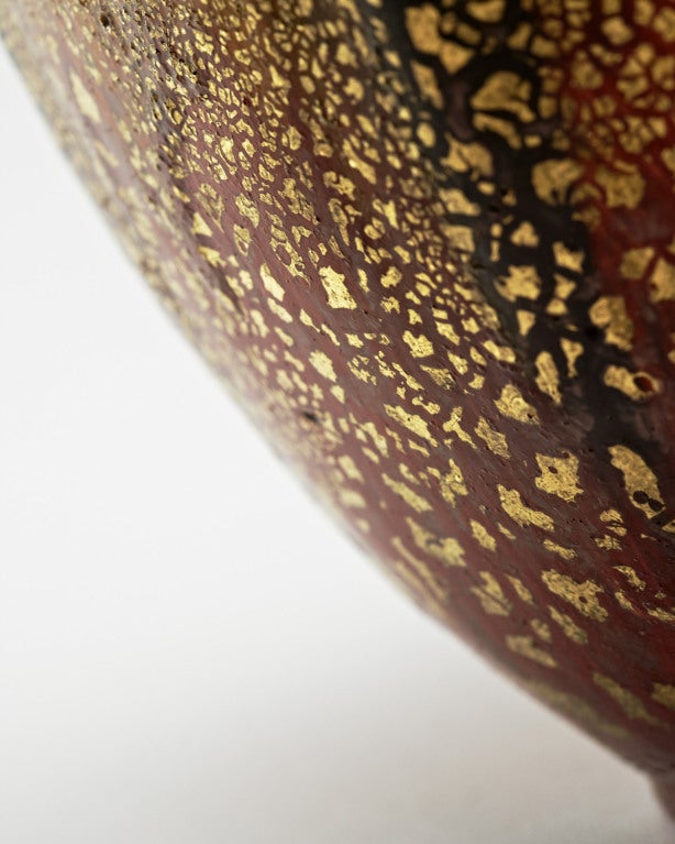 Stoneware 20th Century Art Deco Reptilian Skin Vase by Raoul Lachenal For Sale
