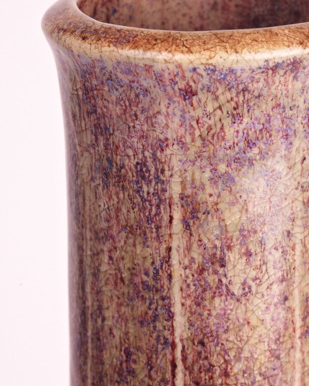 Ribbed Vase By Émile Decoeur For Sale 1