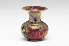 19th Century Iridescent Star Vase By Lucien Levy-Dhurmer