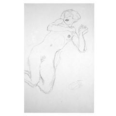 After Gustav Klimt, "The Maiden", from the Portfolio Fünfundzwanzig