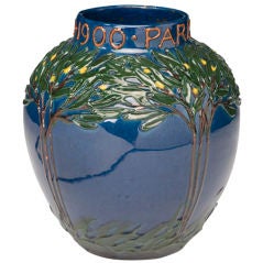 Zitronenbäumenvase von Max Laeuger, Paris, 1900