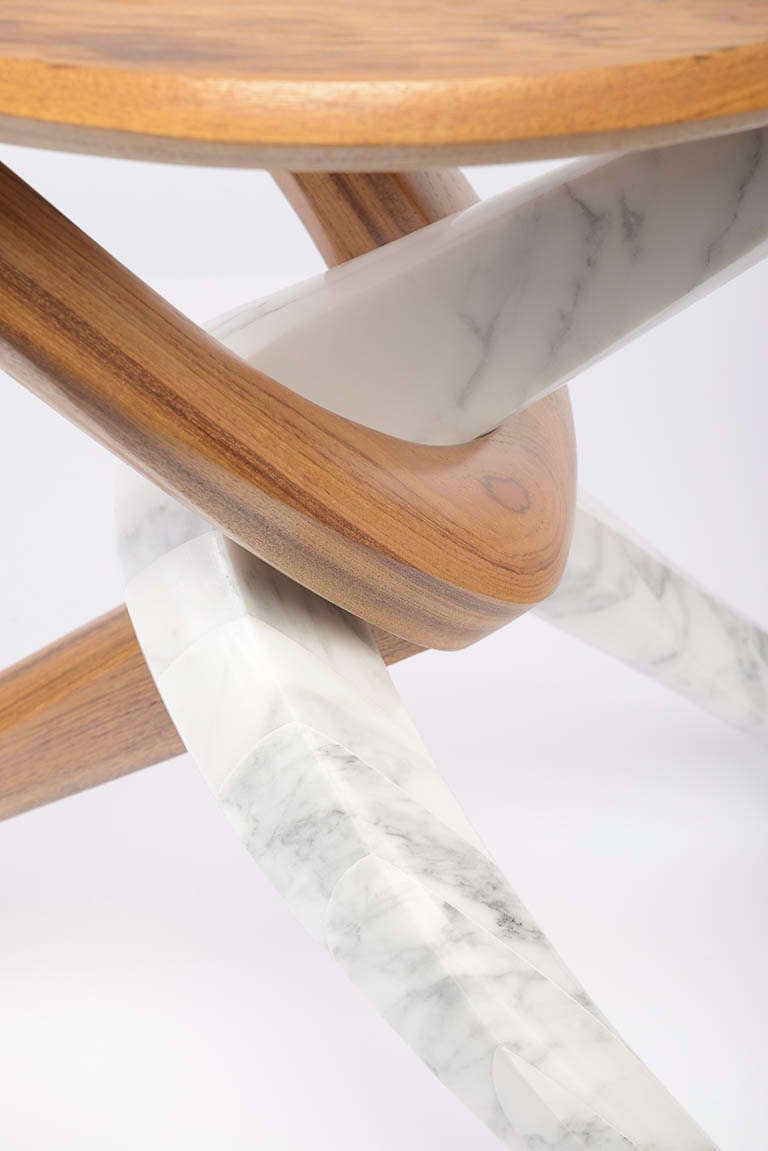 Américain Markus Haase the Crossover Table en teck, États-Unis, 2014 en vente