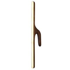 Markus Haase, Single Walnut and Onyx Sculpted Sconce, America, 2014 6