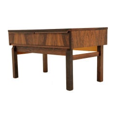Rosewood Danish Modern Console Entrance Table