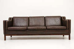 Stunning 3 Seat Leather Sofa