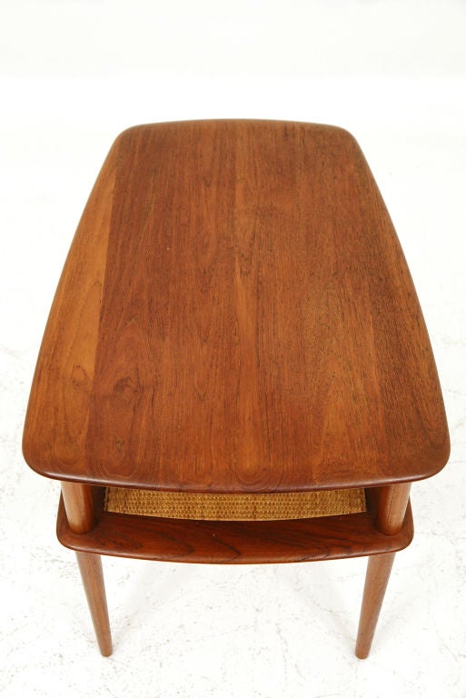 Danish Teak Minerva Side Table by Peter Hvidt & Orla Molgaard