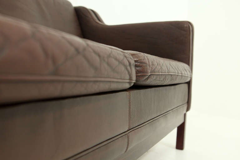 2 Seat Leather Sofa Loveseat 2