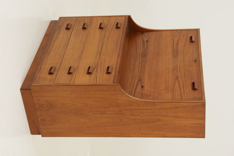 Borge Mogensen Teak Drop Front Secretary Desk Bureau 1