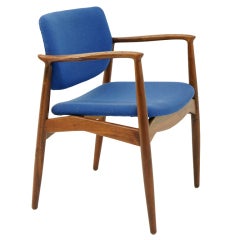 Teak Arm Chair Designed By Erik Buck