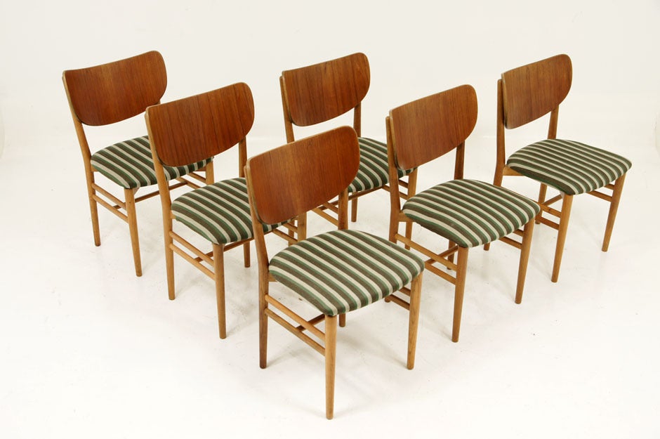 Teak & Oak Dining Set by Nils & Eva Koppel 2
