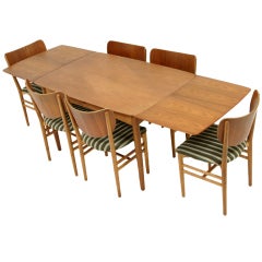 Teak & Oak Dining Set by Nils & Eva Koppel