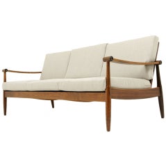 Danish Modern Rosewood Danish 3 Seat Sofa