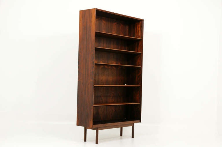 Danish Rosewood Open Bookcase Shelf 299-MD5(A)
