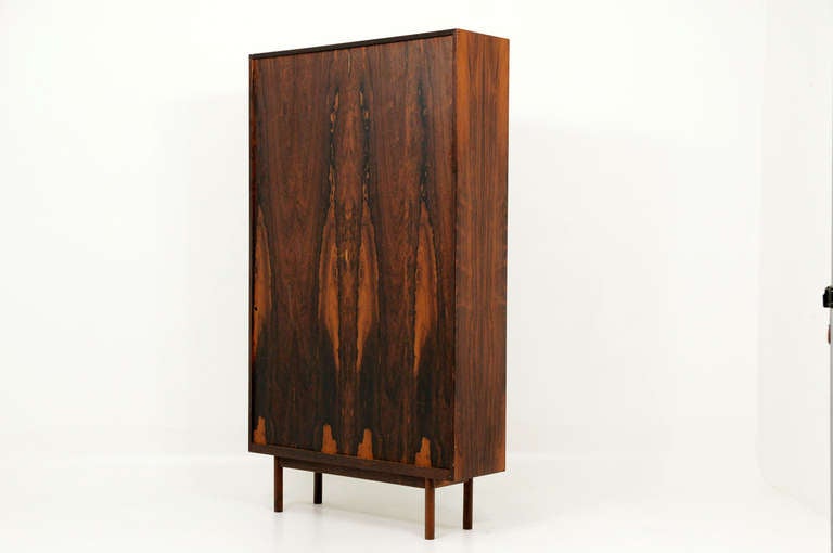 Mid-20th Century Rosewood Open Bookcase Shelf 299-MD5(A)