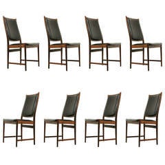 Exceptional Set 8 Rosewood Dining Chairs