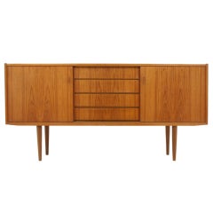 Danish Teak Sideboard Credenza