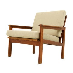 Teak Lounge Chair by Illum Wikkelso