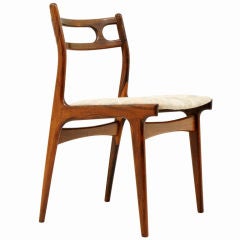 Set 6 Rosewood Dining chairs by Johannes Andersen for Uldum