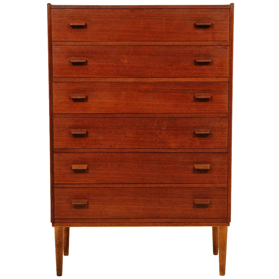 6 Drawer Teak Dresser 300-PA21(F)