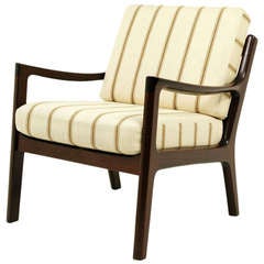 Mahogany Arm Chair by Ole Wanscher