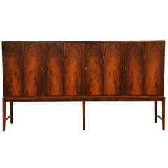 Rosewood Tall Sideboard by Haslev 300-J83