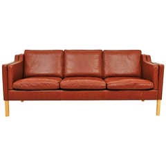 Leather 3 Seater Sofa 300-PA30