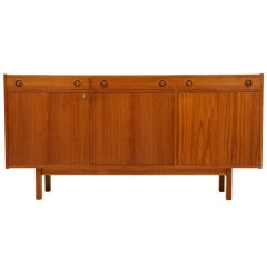 Vintage Danish Modern Teak Sideboard Credenza