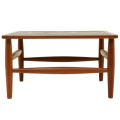 Small Square Teak Side Table