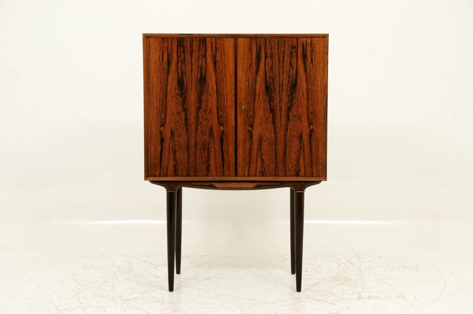 Rosewood Bar Cabinet by Illum Wikkelso 4