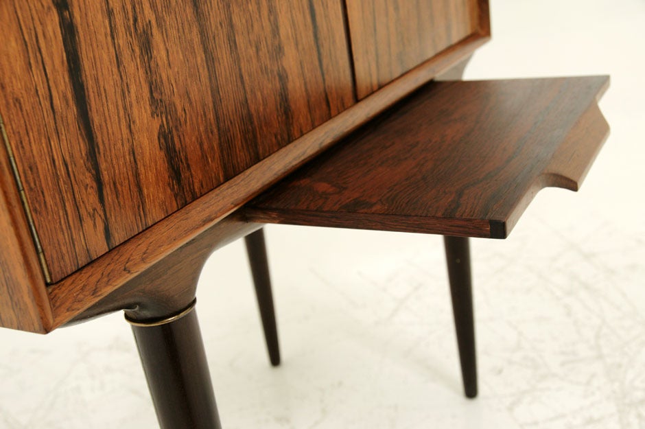 Rosewood Bar Cabinet by Illum Wikkelso 1