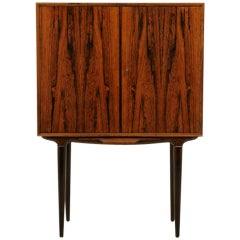 Vintage Rosewood Bar Cabinet by Illum Wikkelso